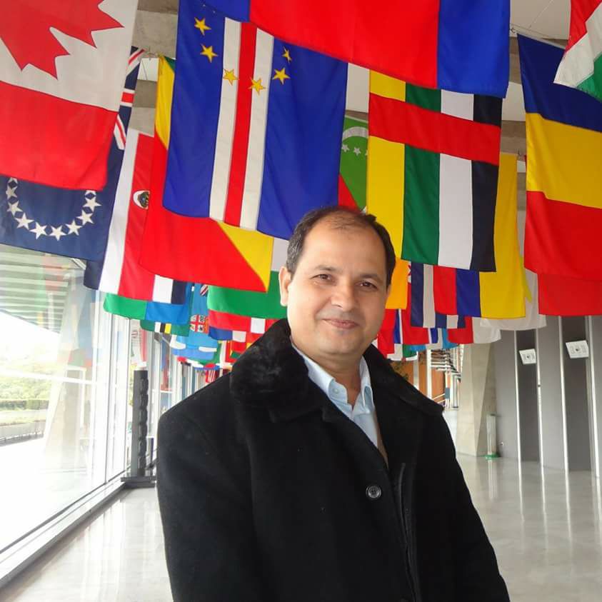At the World Health Organisation, Headquarters, Geneva Switzerland.