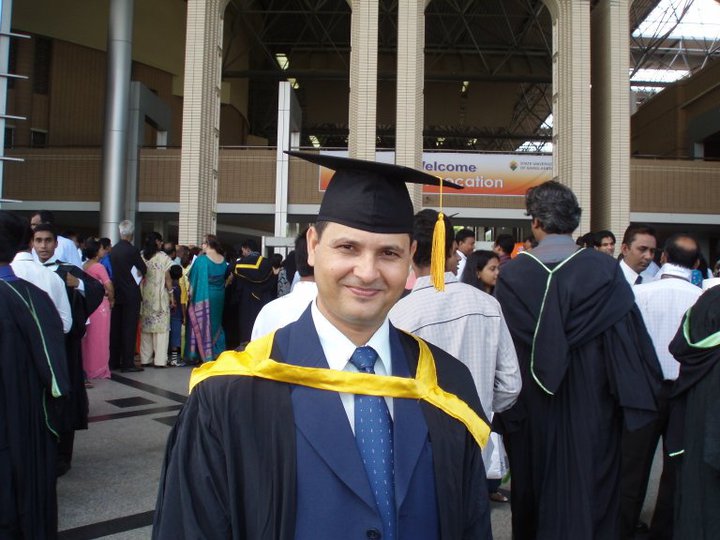 The Graduation ceremony at the State University of Bangladesh, Bangladesh.