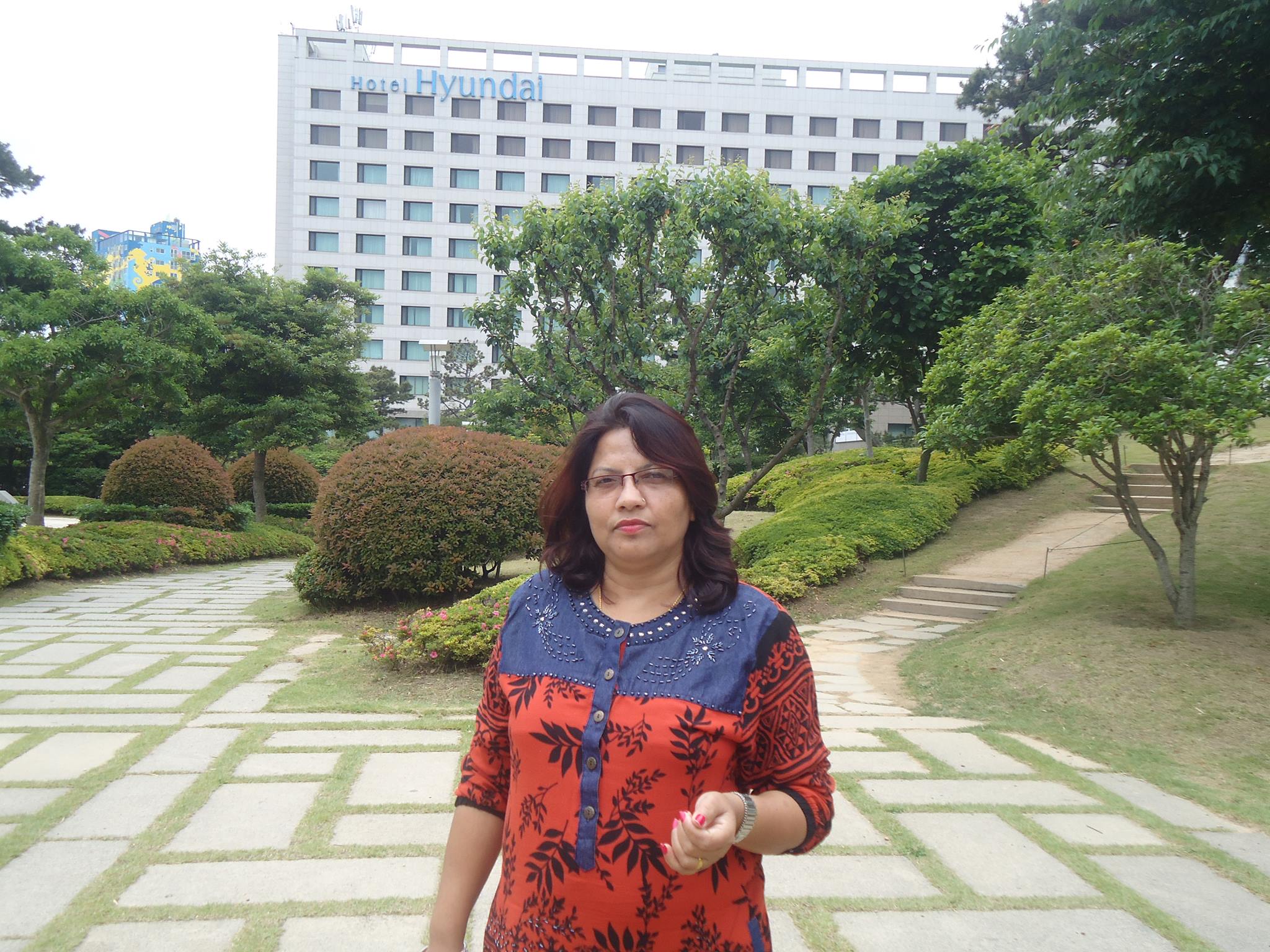 The Hotel Hyundai in Korea.